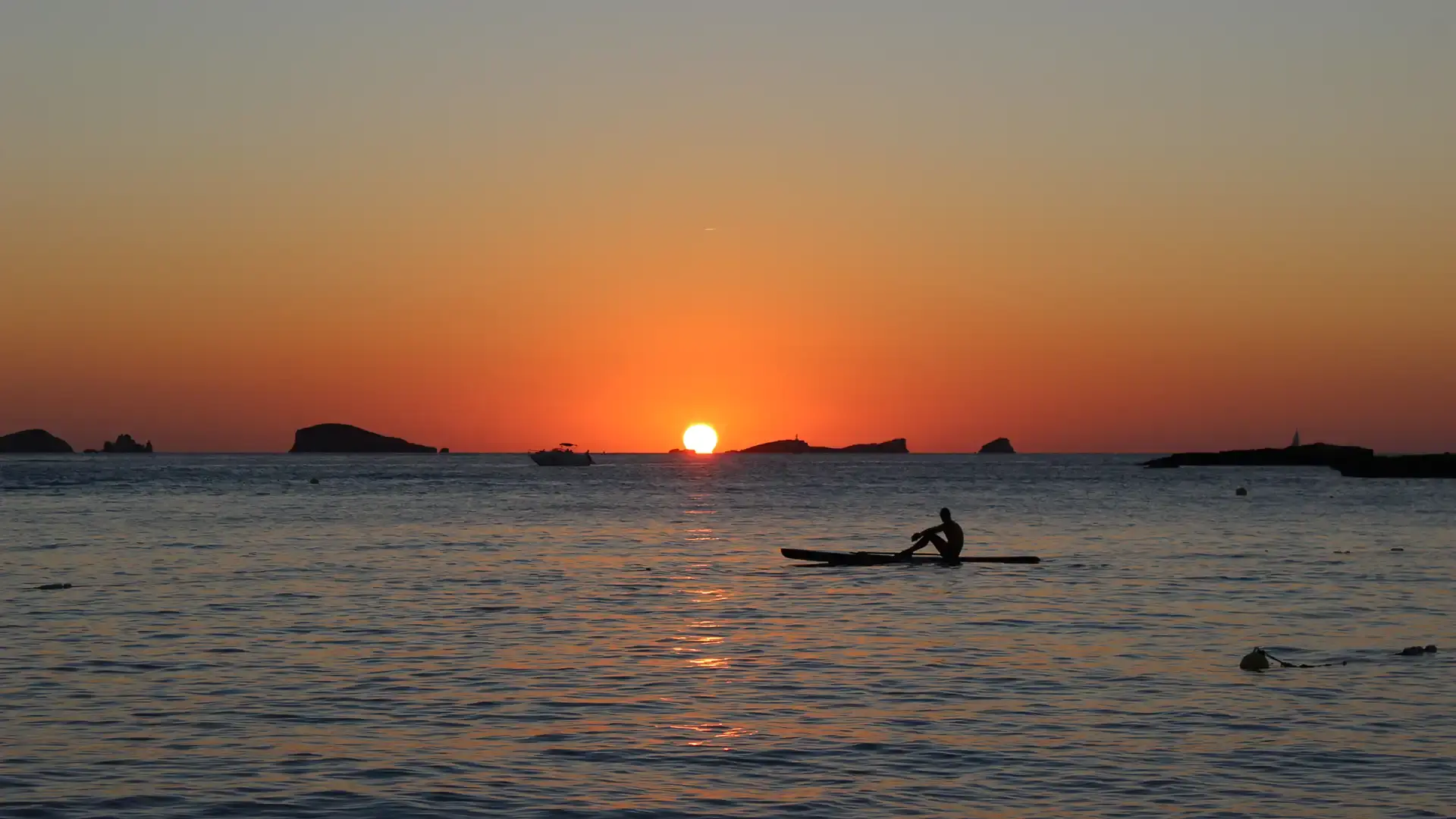 Sunset en Cala Comte