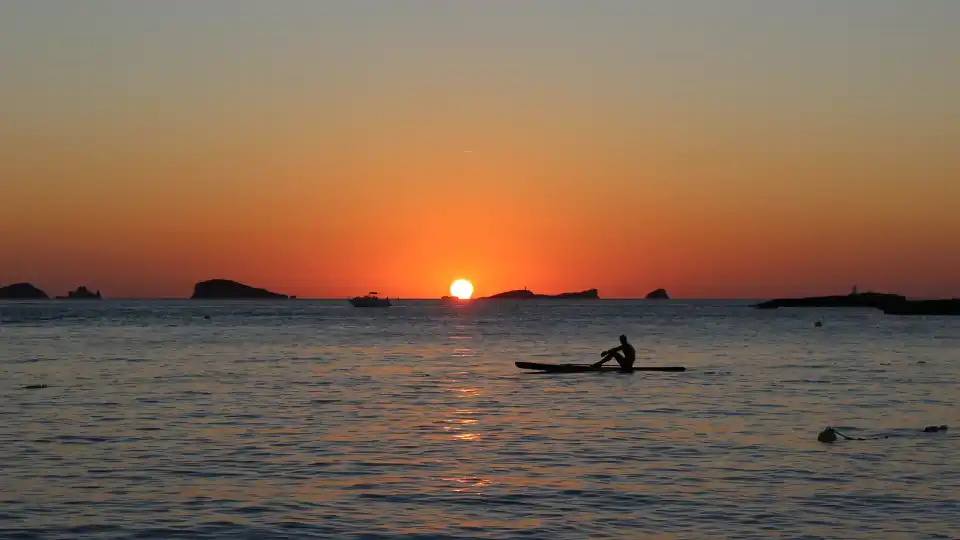 Sunset en Cala Comte